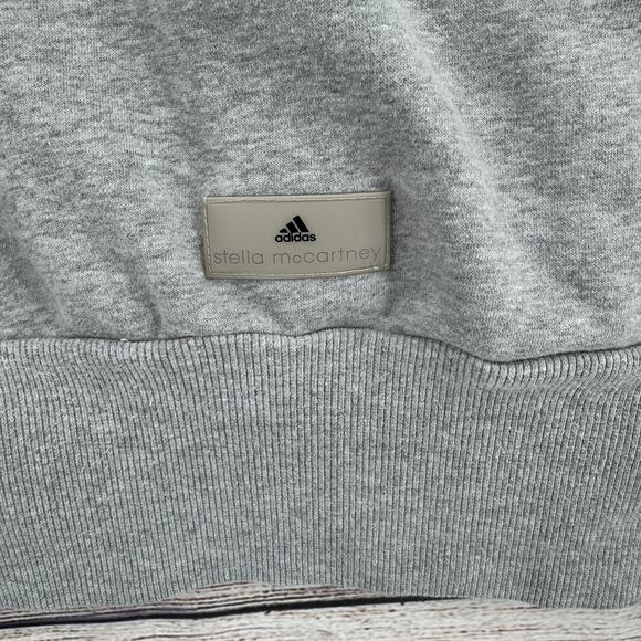 Adidas Stella McCartney Jacket Womens Small Gray Hooded Full Zip Athletic Medium - Picture 8 of 11